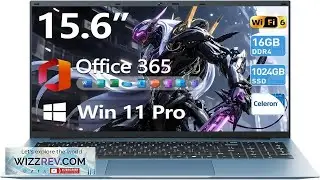 Naclud 15.6 Inch Laptop Computer Windows 11 Laptops with 16GB RAM 1024GB