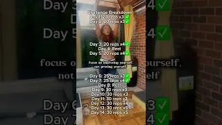 14-Day ABS Challenge | Day 7 Complete &ndash; Week 1 DONE! #fitnesschallenge #workoutchallenge