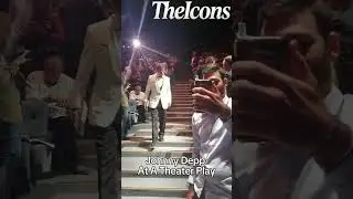 Johnny Depp At A Rare Theater Play In Monaco🍿#johnnydepp