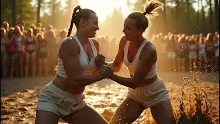 Female Mud Wrestling | Russian Girls Fight | Extreme Mud Match 2025