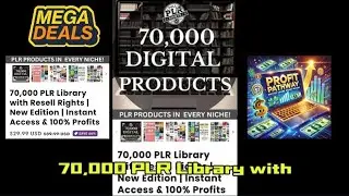 🔥 70,000 PLR Digital Products with Resell Rights &ndash; Instant Profits & Full Access! 💰📚