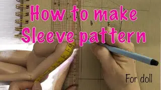sleeve pattern making tutorial part2