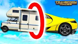Падна ми се КЪЩА На КОЛЕЛА... GTA Трансформиращи Състезания
