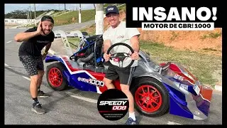 Kart com motor de CBR 1000 RR | Hotwheels Legend | Tio loko 😂