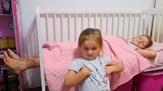 Sofia Bebelusa! Sara NU CEDEAZA Patul!  Aventuri cu Sofia si Sara