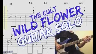 Wild Flower (The Cult) Guitar Solo with TAB
