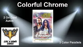 2021 Topps WWE Chrome Hobby Box - Legends Auto!  Great Color!