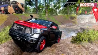 Toyota Tundra TRD Offroading -  Forza Horizon 5 | Steering Wheel Gameplay