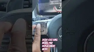 2020 G63 AMG FITTING MODE FOR REAR BRAKE PAD REPLACEMENT . #automobile #cars #mechanic #autorepair