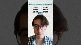words with similar pronunciation in English #learnenglish #english #ingles