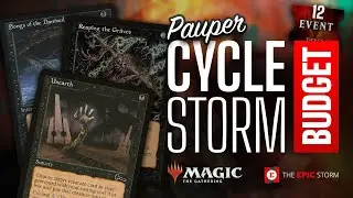 12 TIX Pauper Cycle Storm! Budget Mono-Black Storm Combo w/ Songs of the Damned & Reaping the Graves
