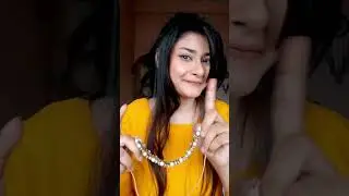 How To Make A Mathapatti From Your Necklace|Quick Mathapatti Hacks #youtubeshorts#shorts#short#hair