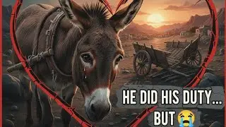 &ldquo;The Donkey Who Did His Duty&hellip; and Paid the Price 💔 | A Powerful Moral Story&rdquo;