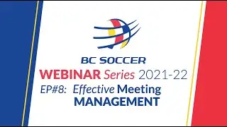 BC Soccer Webinar Series 2021-22: Episode 8 