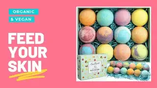 🍃Feed Your Skin! Organic & Vegan Bath Bombs! Made w/ Essential Oils
