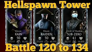Hellspawn Tower 120 to 134 | MK Mobile Hellspawn Tower 2024