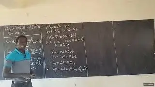 Relationship between molar heat capacities at constant pressure and volume. Thermodynamics.