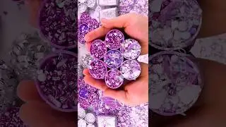 ASMR Crushing Soap Flowers with Starch