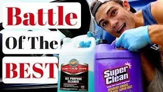Meguiars All Purpose Cleaner VS. Super Clean Degreaser: Car Leather!