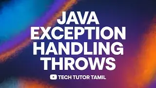 Java Exception Handling | Understanding throws Keyword with IOException | Throws Keyword Explained