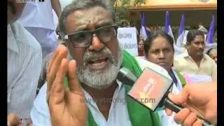 TPT : YSRCP leaders protest on Commodities price hike - 2nd Nov 2015