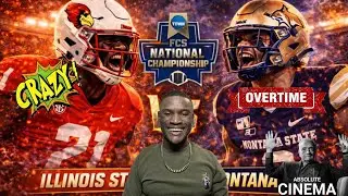 Illinois State vs #2 Montana State (AWESOME 🤯) FCS National Championship Reaction 🏈