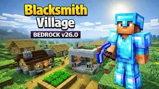 Village Seeds With Blacksmith ⚒️🔥 | Minecraft Bedrock v 26.0