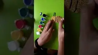 pencil topper#papercraft  #creativekids #handeyecoordination #ashwininewe #school #kids #yellowday