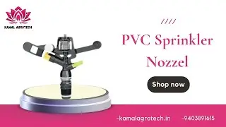 PVC Sprinkler Nozzle &ndash; Efficient & Uniform Water Distribution! 9Hindi)