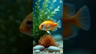 Colorful Fish Gliding Through Water &ndash; Mesmerizing Beauty!