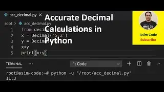 Accurate Decimal Calculations in Python