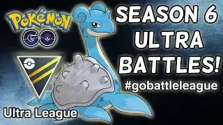 First Ultra League Battles in GO Battle League S6 with Articuno, Giratina, Lapras | Pokemon GO PVP