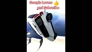 Unbelievable Scorpio Flip! 😱 Car Stunt Challenge