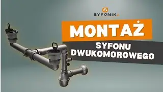Montaż syfonu butelkowego dwukomorowego I Krok po kroku