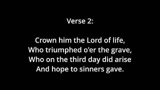 Crown Him with Many Crowns (Diademata) - Organ Only - in D