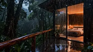 Calm Night Sleep With Relaxing Rain And Thunder Ambience