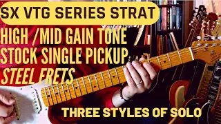 Sx Vtg Series Stratocaster | Three Style of Solo