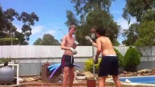 Knockout kick - BackyardMMA -