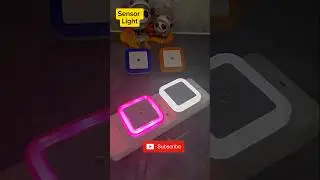 Sensor light for night⚡#goodthing #viralvideo #shorts #sensorlight #night #nightlight #organization