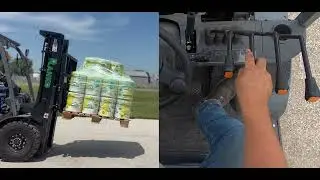 Ranko R55 Forklift Controls and Movement Tutorial