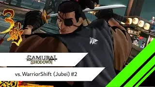 SamSho online: Jubei (WarriorShift) vs. Charlotte (me) #2