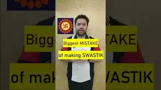 Correct way to make Swastika. Swastik Sign. Draw Swastik Symbol