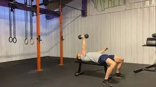 Single Dumbbell Bench Press
