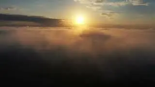 Royal Relaxation Nature - Phenomena - Atmosphere - Clouds in the Sky at Sunset (4k 60fps)