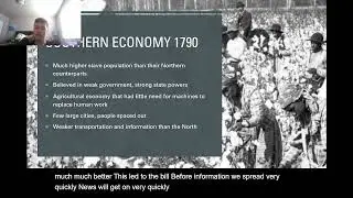 Impacts of the industrial revolution on pre-civil war America