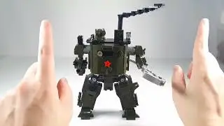 Лего самоделки  Шагоход Калашникова в стиле Iron Harvest