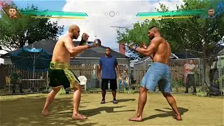 Tyson Fury KO Alistair Overeem - EA SPORTS UFC 4 Backyard KO Mode Hardest difficulty