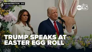FULL: Trump speaks at Easter event following the death of Pope Francis