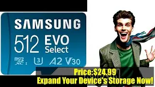Buy SAMSUNG EVO Select Micro SD-Memory-Card + Adapter, 512GB microSDXC 130MB/s Full HD  4K UHD,
