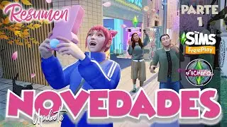 PARTE 1 🌸 Update 112 ⛩️ Gap Year 🩷 Serie 3: Streets in Bloom 🌸 Calles en Flor 🌸 Los Sims FREEPLAY  
